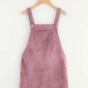 Women’s Overall Dress Size Medium- pink corduroy